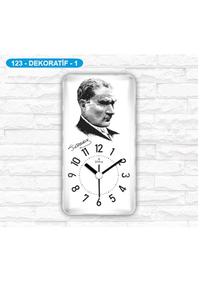 Dekoratif Magnetli Mıknatıslı Buzdolabı Mutfak Duvar Saati (295540364)
