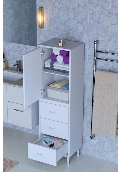 Eliusta Alia Çok Kullanışlı Dolap G:35 Cm Üst Bölme Kapaklı Alt Bölme Çekmeceli 35x138x32,5 Cm Modüler Dolap Beyaz Eliusta Alia Çok Kullanışlı Dolap G:35 Cm Üst Bölme Kapaklı Alt Bölme Çekmeceli 35x138x32,5 Cm Modüler Dolap Beyaz