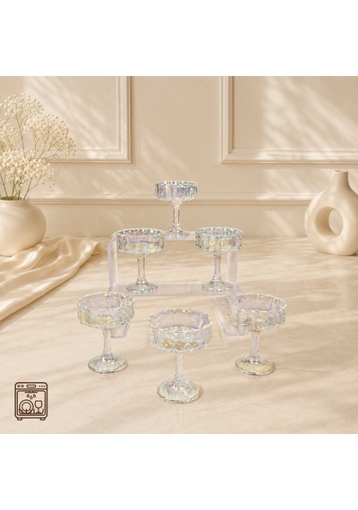 Fiyonk Kapaklı Kare Cam Sunumluk 100 Ml Altın