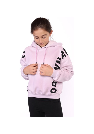 Toontoy Kız Çocuk Dream Baskılı Sweatshirt Açık Lila
