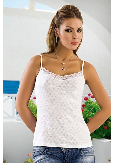 Saklımoda Anıt Jakarlı Dantelli Atlet 2173 Siyah