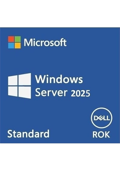 Dell Wındows Server 2025 Standart W2k25std-rok 634-cvfm