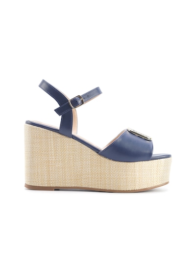 Nine West Monnı 5fx Lacivert Kadın Dolgu Topuk Sandalet 000000000101929049 Lacivert