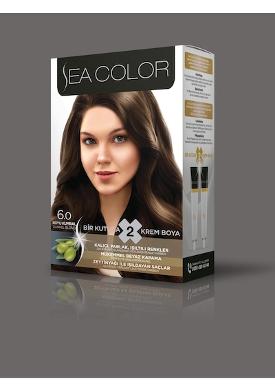 Sea Color 6/0 - Koyu Kumral Saç Boyası