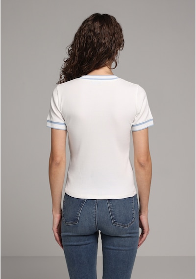 Colin's Colins Slim Fit Yuvarlak Yaka Düz Kadın Beyaz Kısa Kol Tişört Cl1080063 Q1.v1 Ofw Colin's Colins Slim Fit Yuvarlak Yaka Düz Kadın Beyaz Kısa Kol Tişört Cl1080063 Q1.v1 Ofw