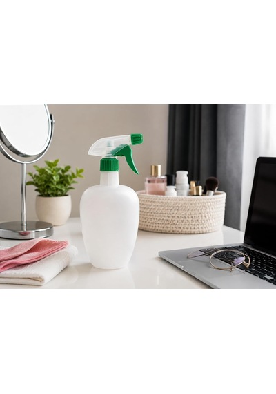 Boş Sprey Şişesi 500 Ml - Çok Amaçlı Plastik Fısfıs Şişe, Ayarlanabilir Başlıklı Bitki Ve Çiçek Sulama Pompası, Temizlik Ve Dezenfektan Şişesi, Elma Tasarım