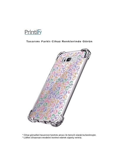 Xiaomi Mi 12 Pro Uyumlu Köşe Korumalı Antişok Kapak Hello Kitty Tasarımlı Şeffaf Kılıf