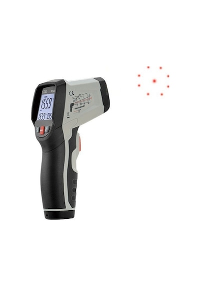 Cem Dt836 Dairesel Lazer Işıklı Termometre 1000 C