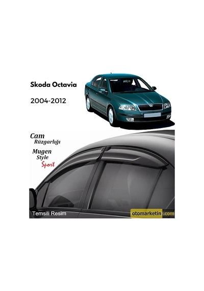 Skoda Octavia Mugen Cam Rüzgarlığı 04-12