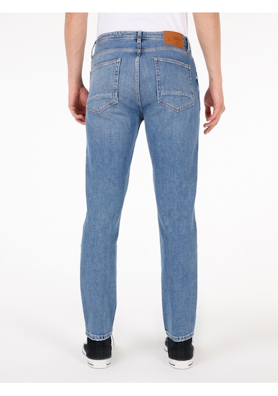 Colin's Colins 067 Jack Normal Kesim Orta Bel Düz Paça Mavi Erkek Pantolon Cl1071702 Denim