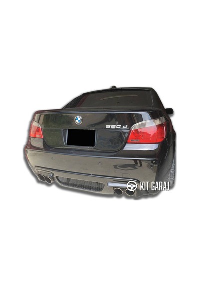 Bmw E60 2003-2009 Rieger M5 Parlak Siyah Difüzör Plastik Boyalı