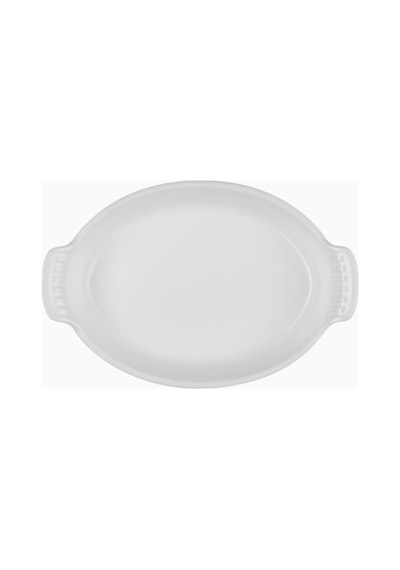 Le Creuset Oval Seramik Mini Fırın Kabı Fırın Tepsisi Beyaz
