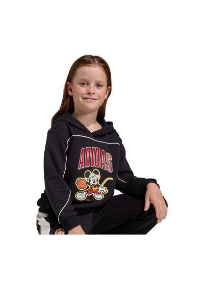 Adidas Çocuk Siyah Sweatshirt Lk Dy Mm Hd Swt Jz7670 Siyah