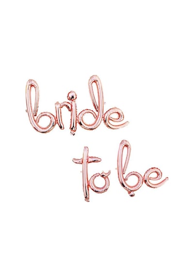 Gold Rose Bride To Be Yazılı Folyo Balon Bekarlığa Veda Partisi