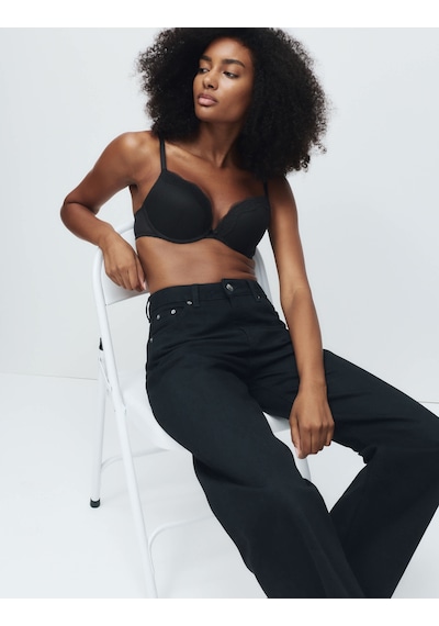 Marks & Spencer Jasmine Dantelli Push Up Sütyen Siyah