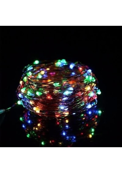 Pilli Dekoratif Peri Led Işık 3 Metre Rgb Gaming Aydınlatma Mavi