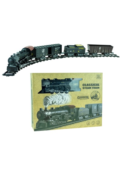 Tren Işıklı Sesli Buharlı Oyuncak 1987 Tren Klasik 28 Parça