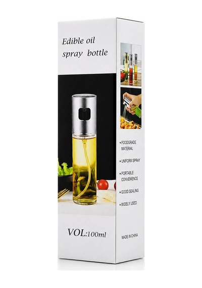 100 Ml Sprey Cam Yağdanlık Krom - Renkli Sprey Kafa - İnce Uzun Şişe Bx40 Çok Renkli
