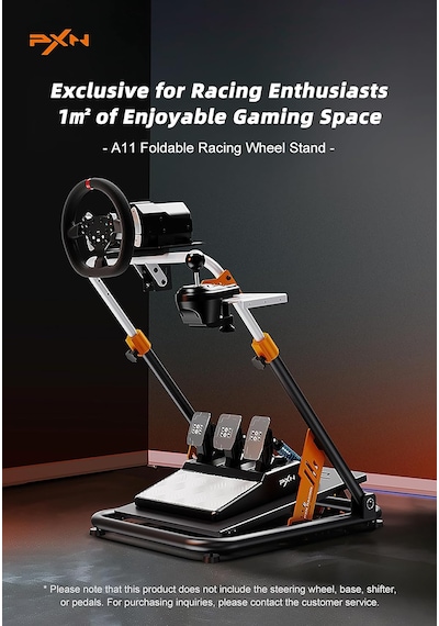 A11 Katlanabilir Yarış Direksiyonu Standı Çoklu Açı Ve Yükseklik Ayarı Logitech, Moza, Fanatec Uyumlu