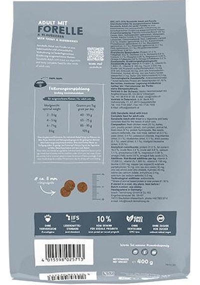 Sanabelle Life Alabalıklı Ve Yaban Mersinli Yetişkin Kuru Kedi Maması 400 Gr