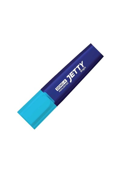 Jetty Fosforlu Kalem F43 Mavı Beyaz