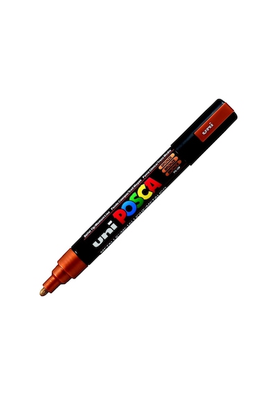 Uni-ball Posca 1.8-2.5 Su Bazlı Poster Markörü Bronz Pc-5m Çok Renkli