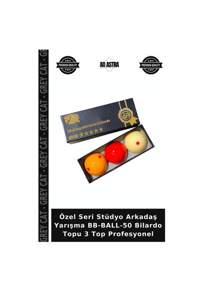 Özel Seri Stüdyo Arkadaş Yarışma Bb-ball-50 Bilardo Topu 3 Top Profesyonel
