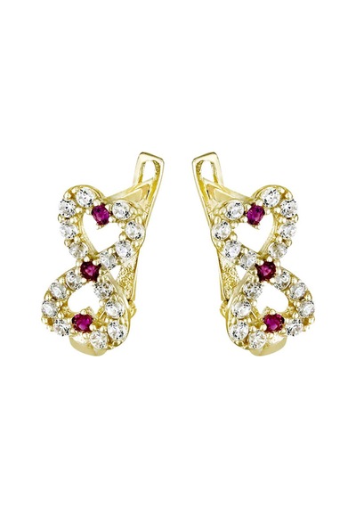 Altın Çocuk Sonsuzluk Küpe T076856 Sarı Altın