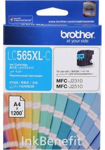 Brother MFCJ3520 1.200 Sayfa Mavi Kartuş LC565XLC