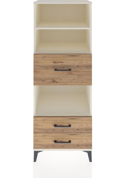 Hyperion Dolap 3 Raflı 3 Çekmeceli 60x44x163 Aytaşı-çam Aytaşı