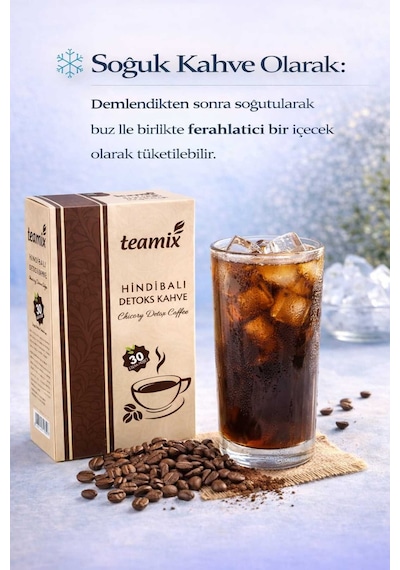 Form Kahve Detox Coffe Hindibalı 30 Stick Poset Hindibağlı Kakaolu Yumuşak Içimli Form Kahve Diğer