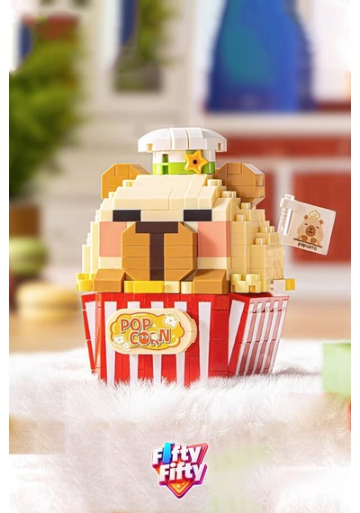 Loz Micro Block Serisi Sevimli Popcorn Modeli 330 Parça Dekoratif Oyuncak Yapım Seti Yapı Blok 8876