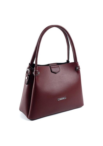 Silver Polo Sp1254 Kadın El Çantası Düz Bordo-bordo