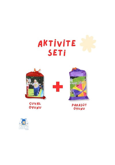 2'li Aktivite Seti: Paraşüt Ve Çuval Oyunu