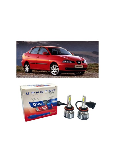 Seat Cordoba Led Xenon Kısa Far Ampulü H7 Duo Yeni Seri Beyaz 2003-2009
