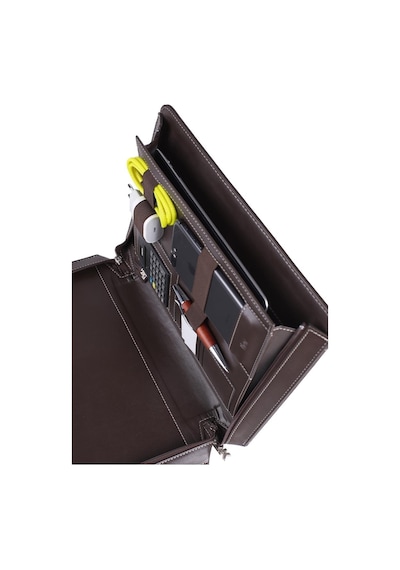 Organizer Ajanda Tarihsiz Çizgili 28x34.5 CM - Kahve Kahverengi