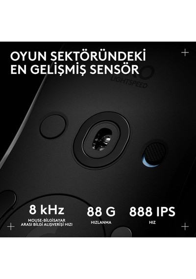 Pro 2 Lıghtspeed Kablosuz Oyun Mouse'u, Hero 2 32k Dpı Sensör, 500+ Ips, Usb-c Şarj, 4 Özelleştirilebilir Tuş, Sağ Ve Sol Elle Kullanıma Uygun, Pc/mac İçin, Siyah Pro 2 Lıghtspeed Kablosuz Oyun Mouse'u, Hero 2 32k Dpı Sensör, 500+ Ips, Usb-c Şarj, 4 Özelleştirilebilir Tuş, Sağ Ve Sol Elle Kullanıma Uygun, Pc/mac İçin, Siyah