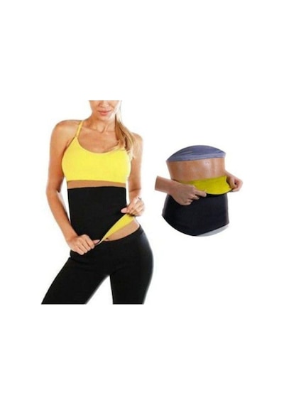 Multiflexpro Giyilebilen Sporcu Termal Sauna Kemer Geçmeli Siyah
