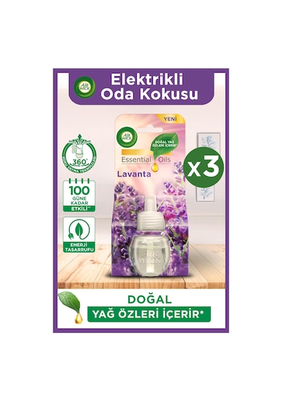 Air Wick Elektrikli Oda Kokusu Yedek Şişe Lavanta x 3