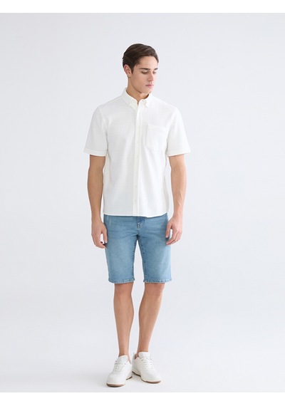 Lcwaıkıkı Classic Beyaz Regular Fit Erkek Basic Gömlek