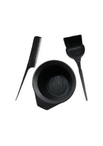 Saç Boya Fırçası+Krepe Tarağı+Boya Kabı Saç Boyama Seti (550136590)