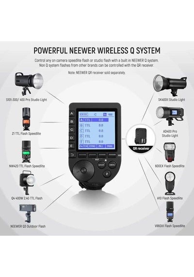 Neewer Qpro-f Fujifilm Uyumlu Ttl Kablosuz Flaş Tetikleyici