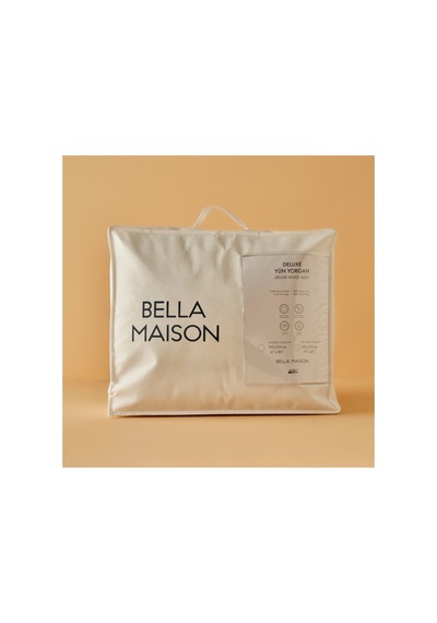 Bella Maison Deluxe Yün Yorgan Çift Kişilik Beyaz 195x215 Cm Beyaz