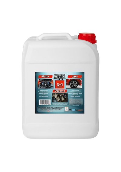 Döşeme Jant ve Motor Temizleme İlacı 3'ü 1 Arada 5 Lt