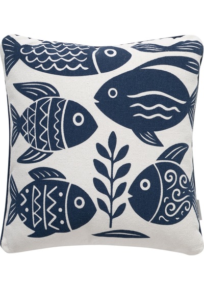 Mudo Home Sıdney Marin Kırlent Lacivert 45x45