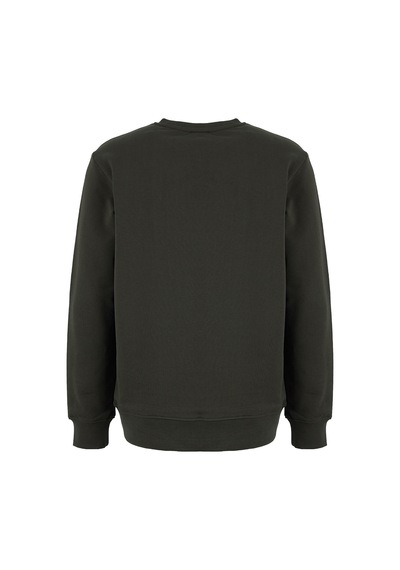 National Geographic N6wm-swt4322 Haki Relaxed Baskılı Erkek Sweatshirt
