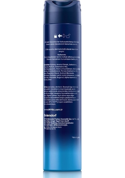 Nivea Men Fresh Active 48 Saat Erkek Sprey Deodorant 200 ML