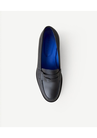 Yargıcı Deri Renkli Astarlı Loafer 26kkay4075x 001 Siyah