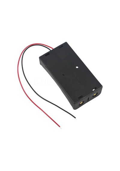 Robizstore-ikili 2 Li 18650 Pil Yuvası Kablolu Tutucu 7.4v Pil