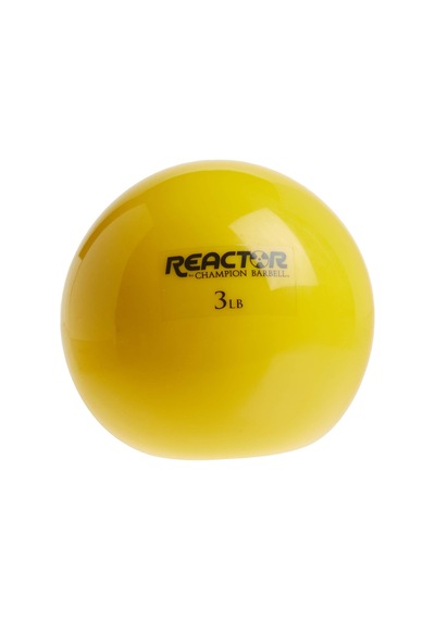 Champion Barbell Hand Held Fitness Ball 3-pound Sarı